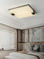 Square Alabaster Flush mount light Ceiling Lamp