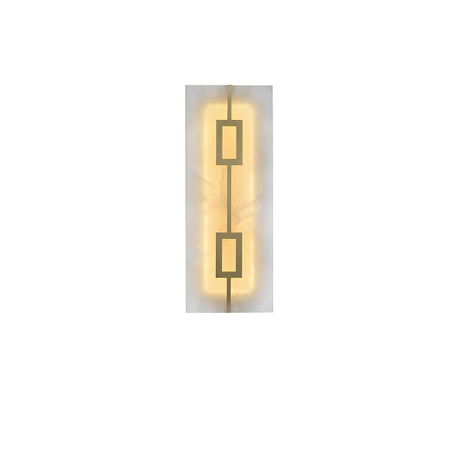 Square Alabaster Bracket light Wall Lamp