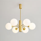 Stella Brass Crown Chandelier