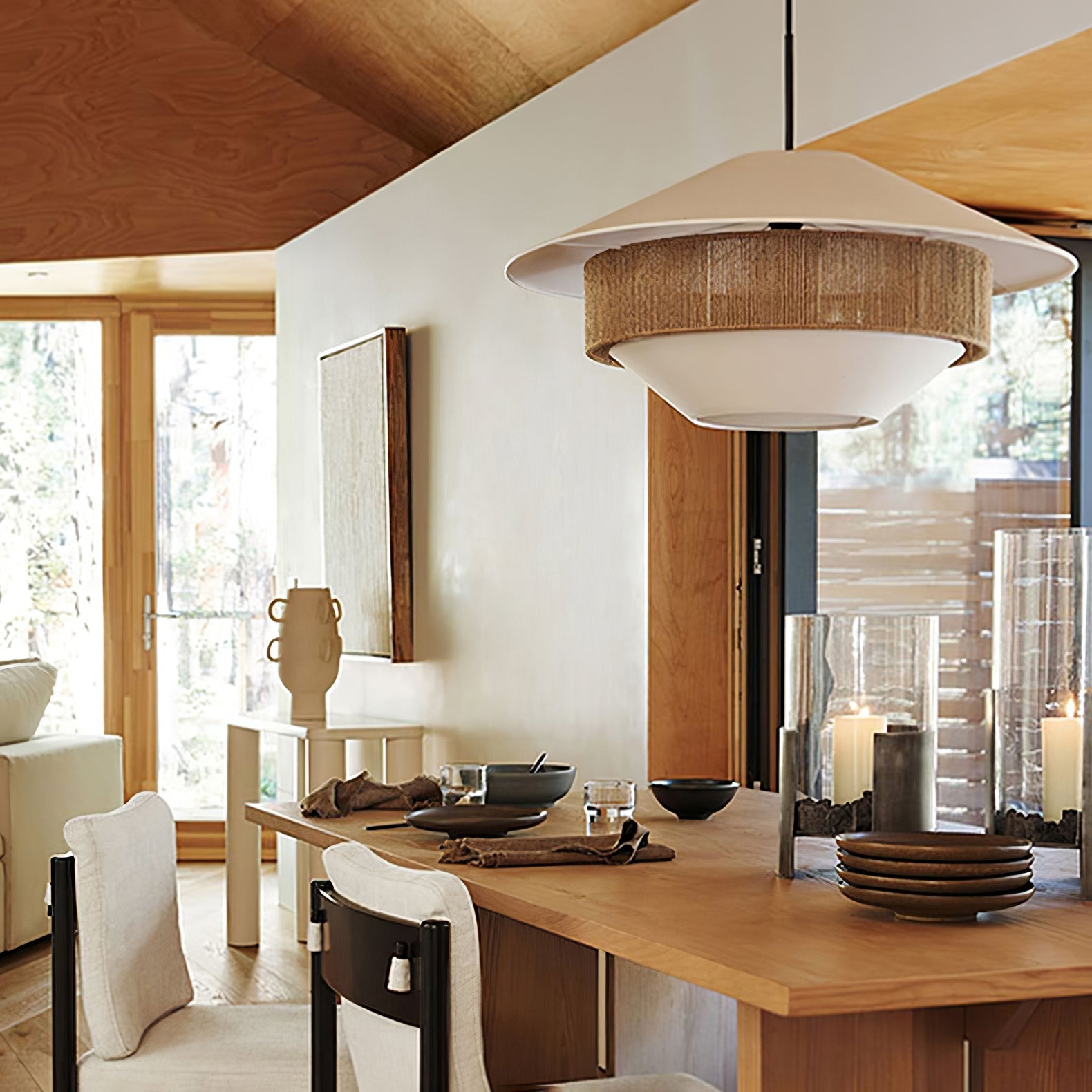 Stevie Woven Drop light Pendant Lamp