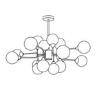 Stilnovo Electrolier Chandelier