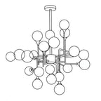 Stilnovo Electrolier Chandelier