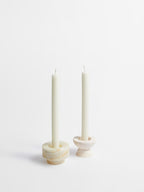 Stone Halo Candle Holder Set