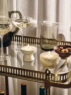 Stone Halo Candle Holder Set
