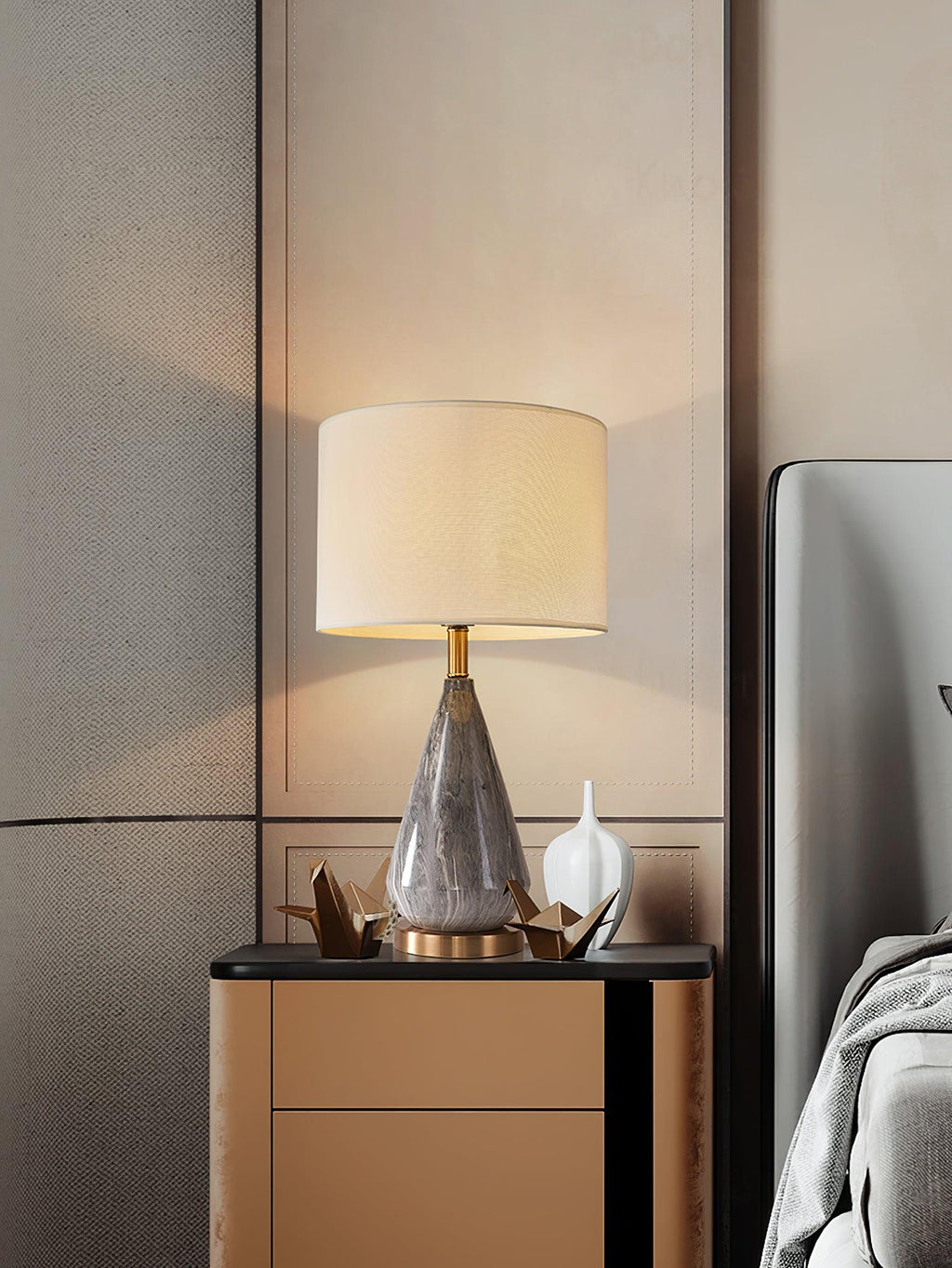 Marble Diamond Nightstand lamp Table Lamp