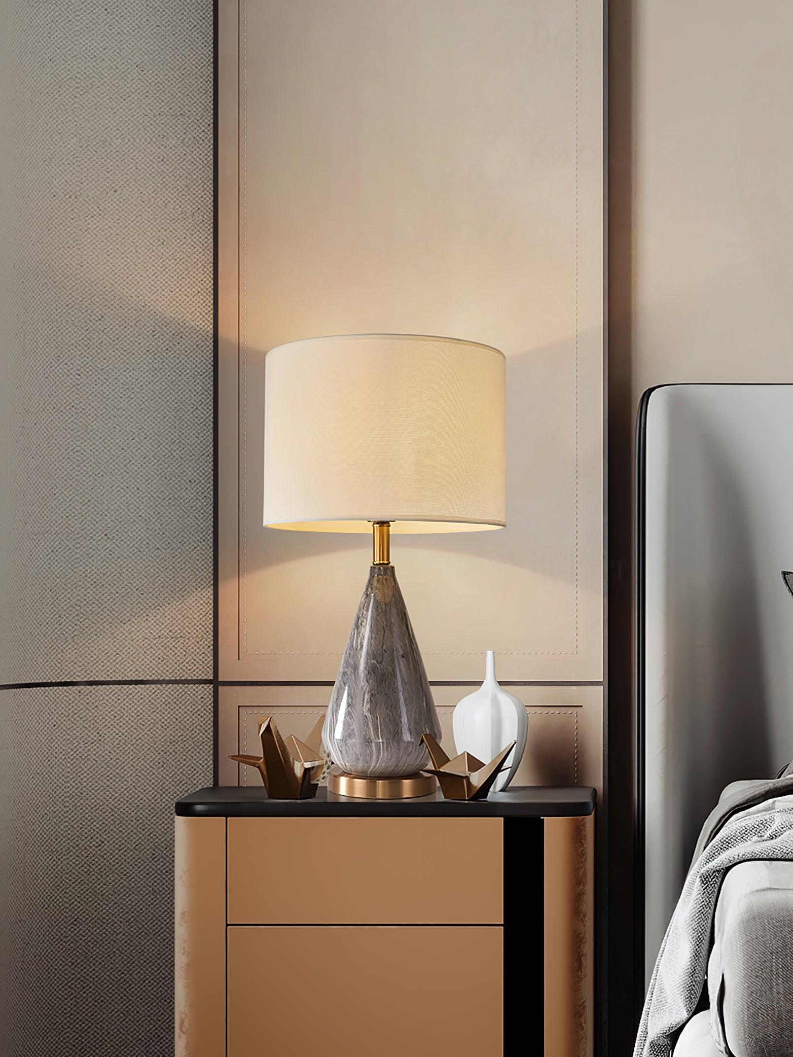 Marble Diamond Nightstand lamp Table Lamp