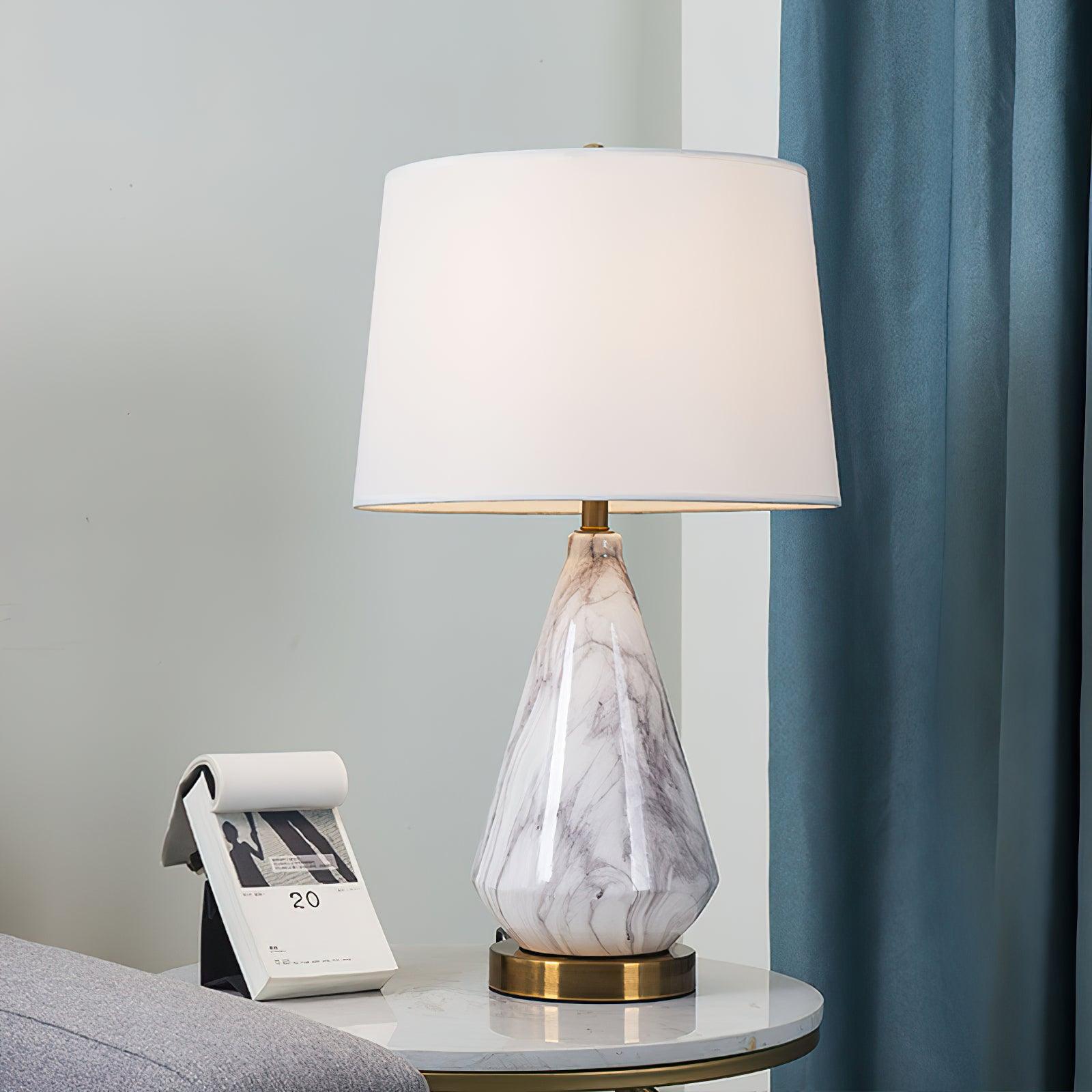 Marble Diamond Nightstand lamp Table Lamp