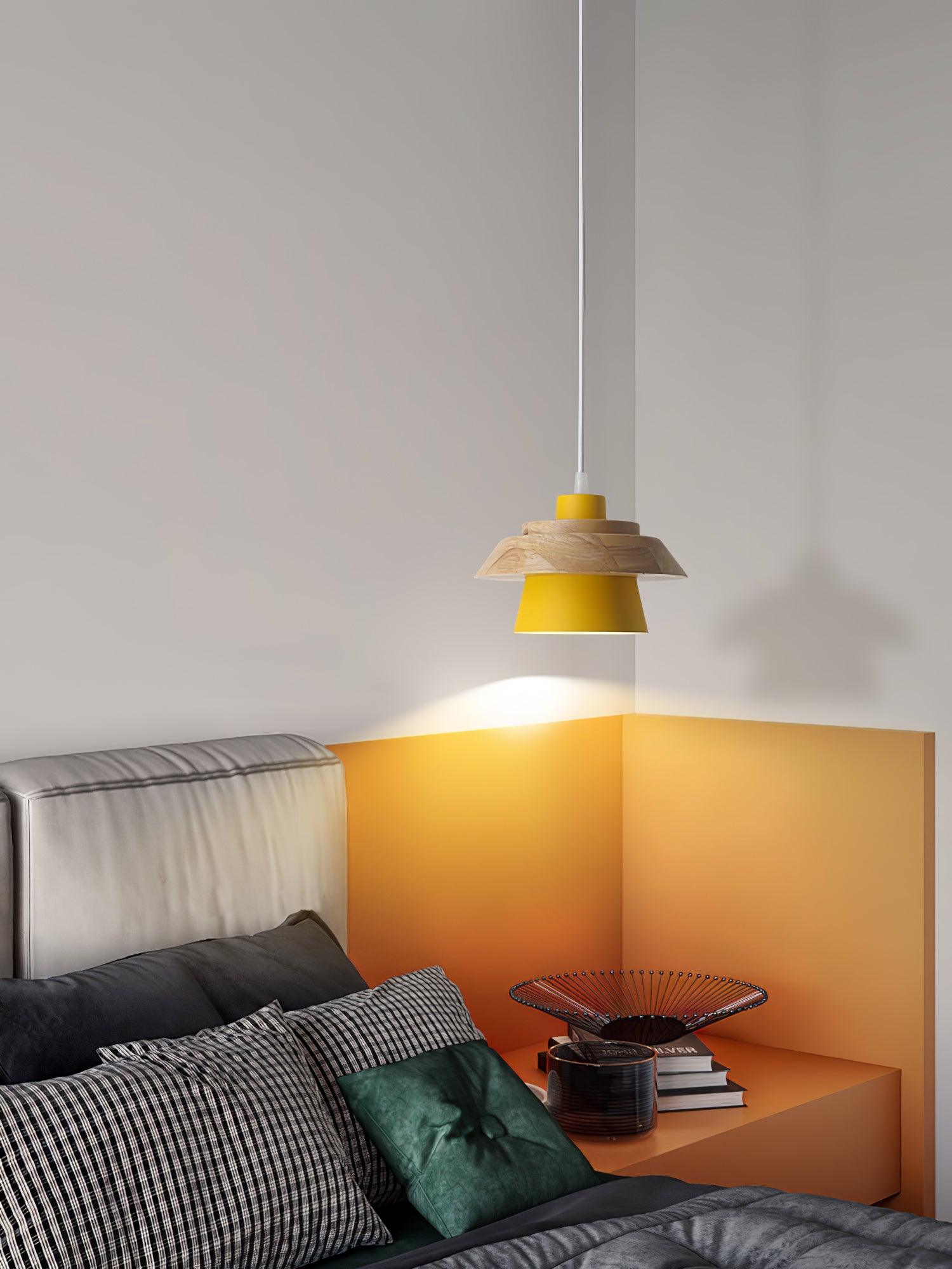 Stone Wood Houselight Pendant Lamp