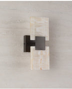 Strata Shift Alabaster Wall Lamp