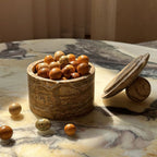 Strata Sphere Stone Storage Box