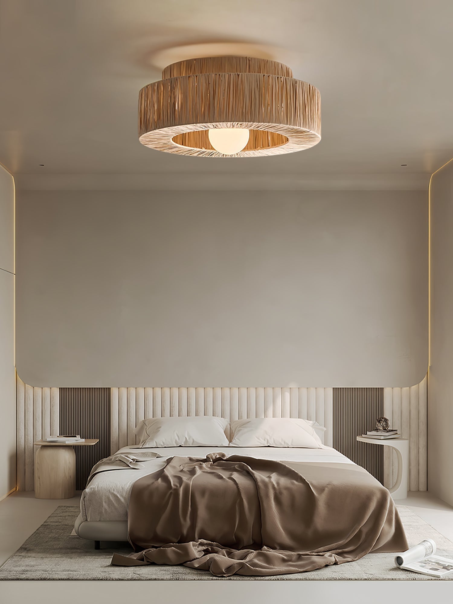 Straw Art Ceiling fixture Ceiling Lamp
