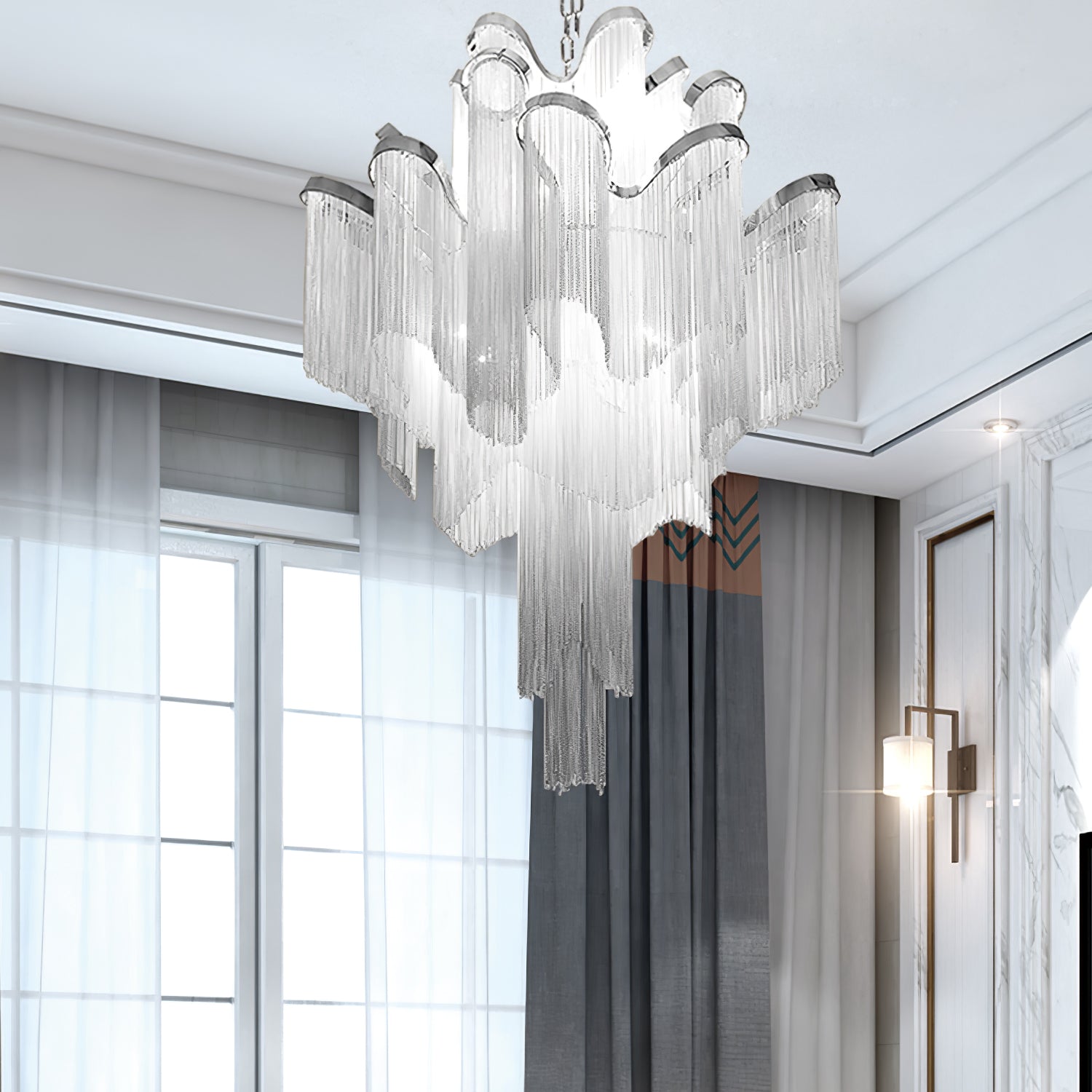Stream Chain Electrolier Chandelier