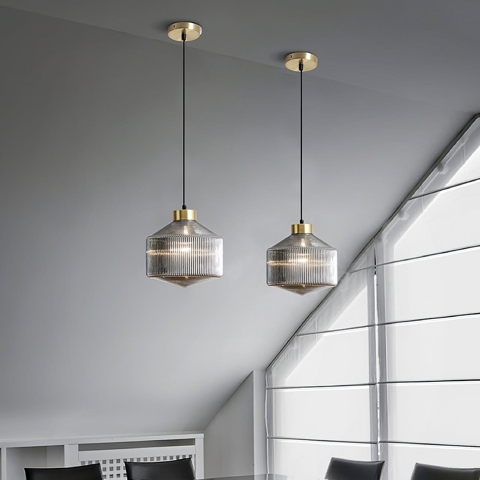 Striped Spinning Top Drop light Pendant Light