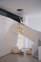 Sultana Alabaster Cluster Chandelier