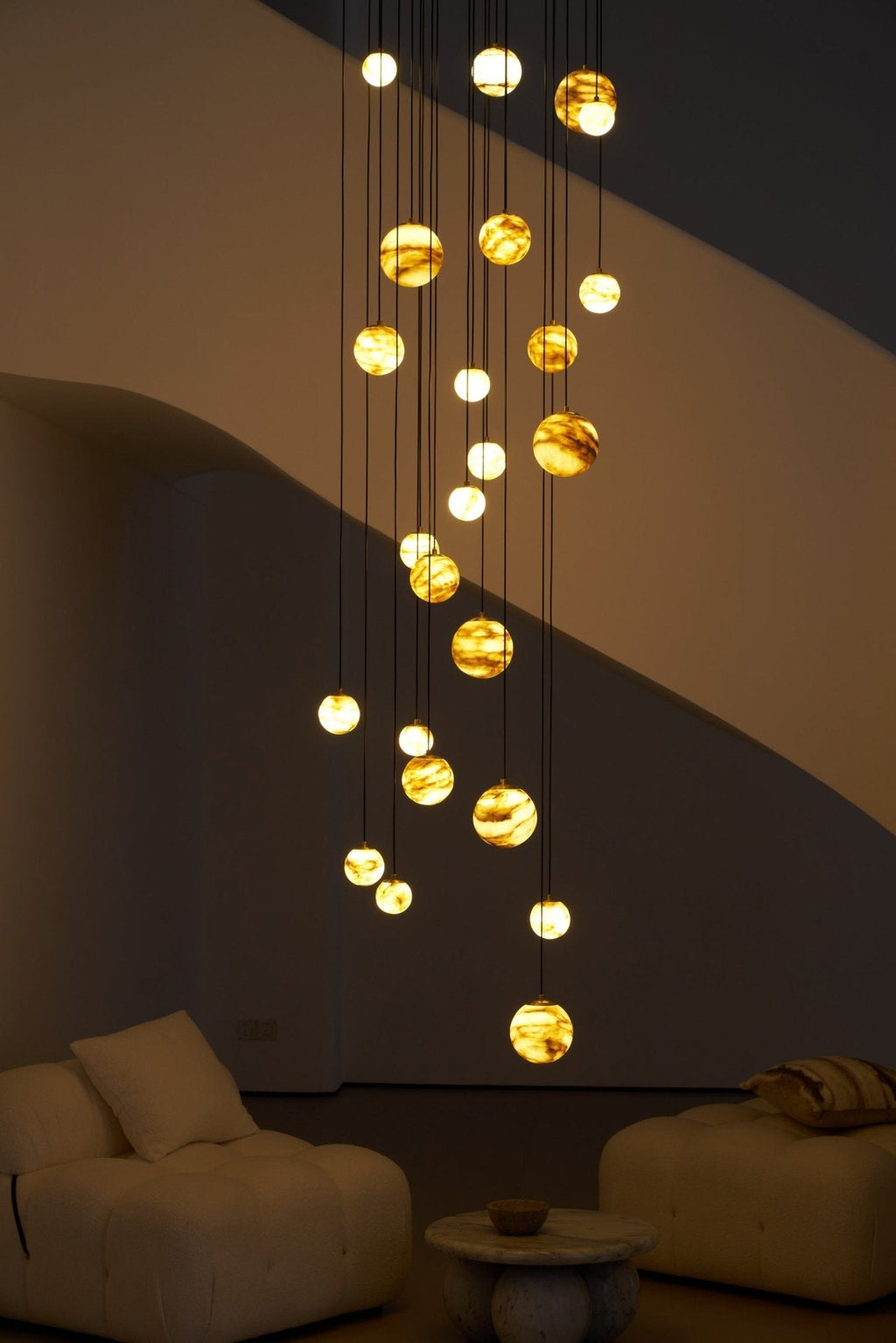 Sultana Alabaster Cluster Chandelier