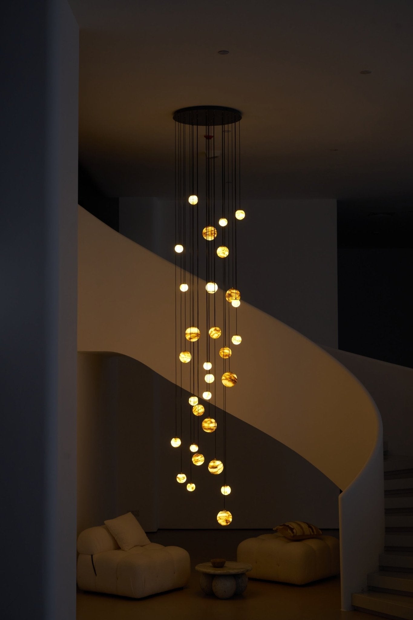 Sultana Alabaster Cluster Chandelier