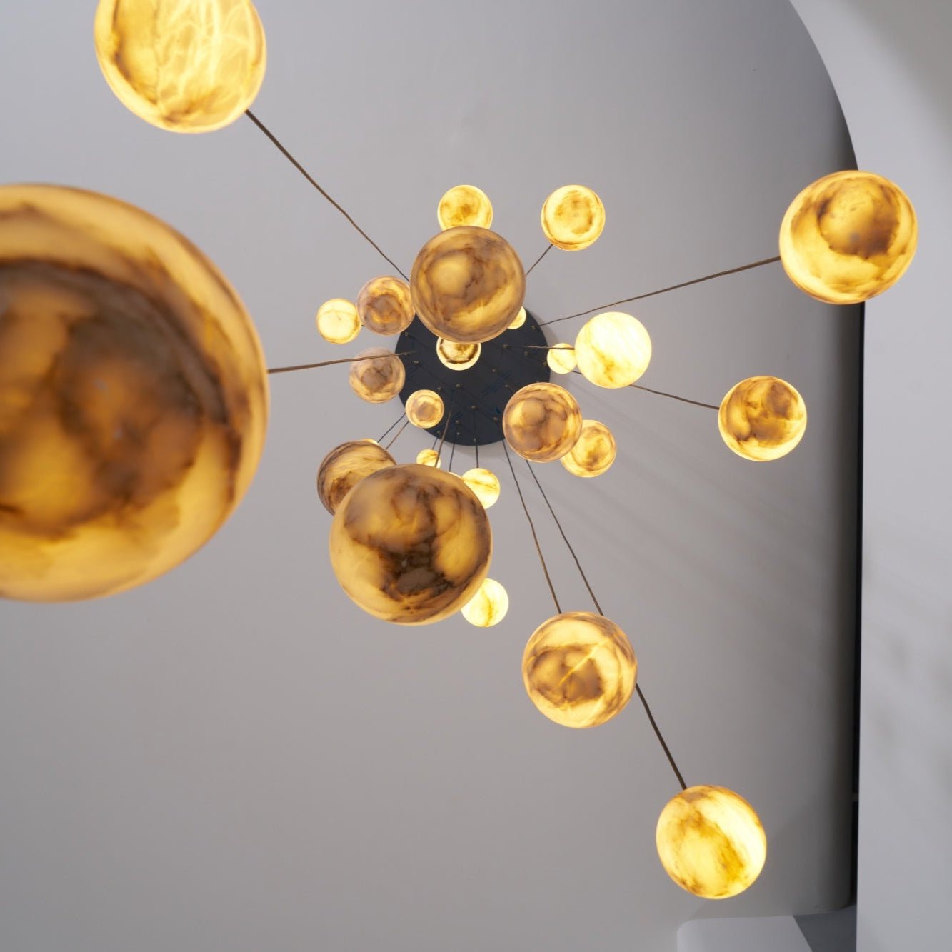 Sultana Alabaster Cluster Chandelier