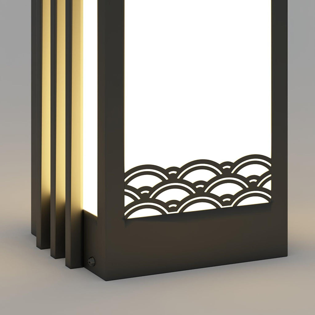 Sunrise Pattern Floodlight Outdoor Light