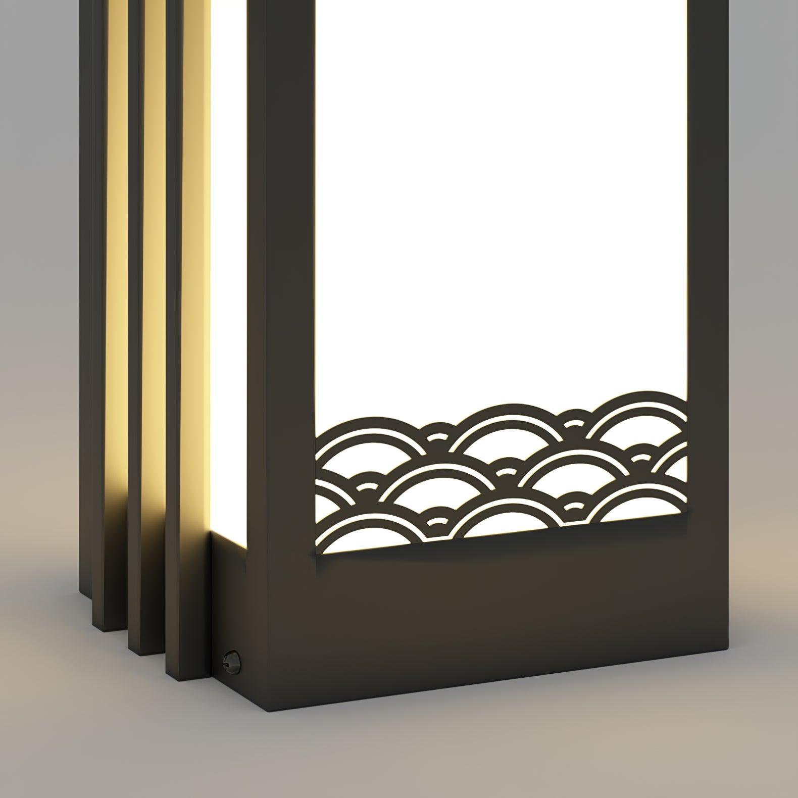 Sunrise Pattern Floodlight Outdoor Light