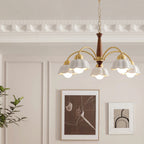Swedish Modern Brass Pendant light Chandelier