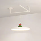 Swing Arm Stone Houselight Pendant Light
