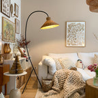 Tana Woven Reading Lamp Floor Lamp