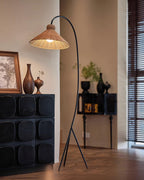 Tana Woven Reading Lamp Floor Lamp