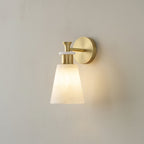 Tapered Alabaster Lamp bracket Wall Sconce