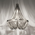 Tassel Aluminum Chain Crown Chandelier