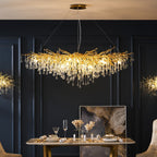 Teardrop Crystal Ceiling fixture Chandelier