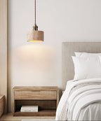 Terraform Travertine Pendant Light