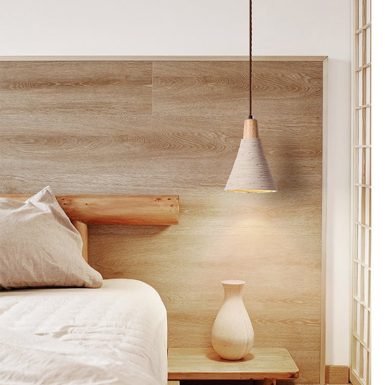 Textured Cone Pendant Light