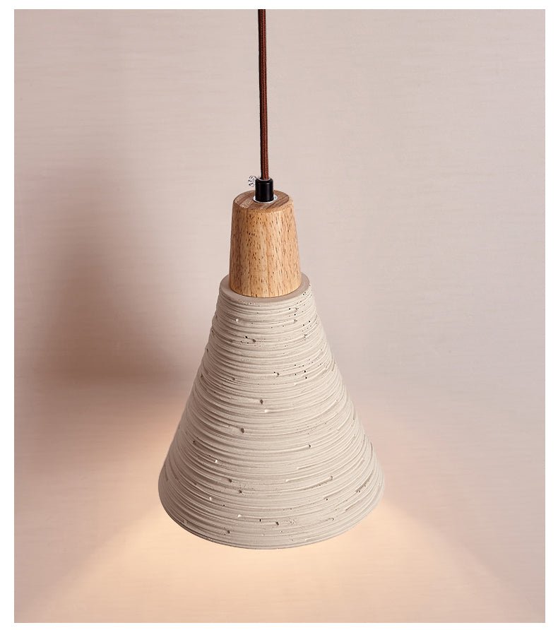 Textured Cone Pendant Light