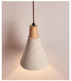 Textured Cone Pendant Light