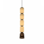 Textured Layered Glass Pendant Light