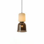 Textured Layered Glass Pendant Light