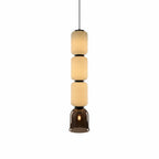 Textured Layered Glass Pendant Light