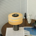Tiered Obelisk Alabaster Table Lamp