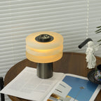 Tiered Obelisk Alabaster Table Lamp