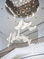 Tiered Palmette Candelabrum Chandelier