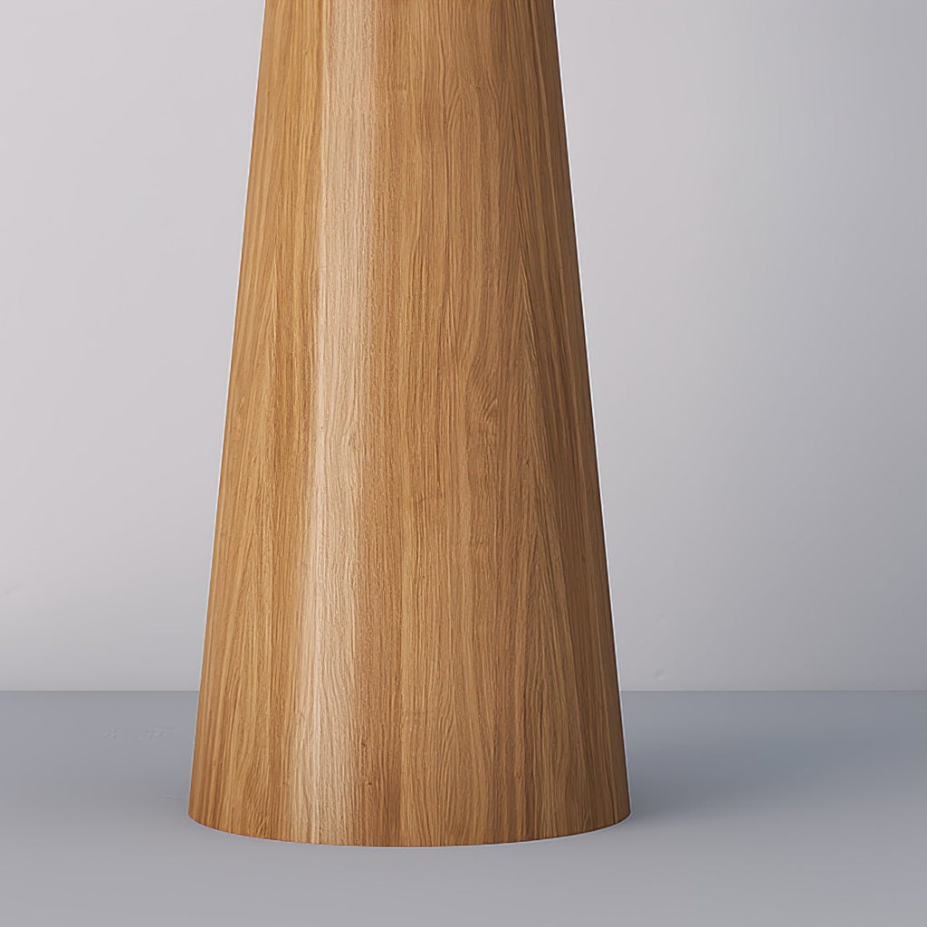 Tilt Hat Wooden Torchiere Lamp Floor Lamp
