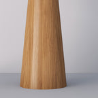Tilt Hat Wooden Torchiere Lamp Floor Lamp