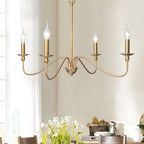 Timeless Gold Candle Pendant light Chandelier