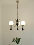 Tina Wooden Crown Chandelier