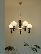 Tina Wooden Crown Chandelier
