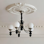 Tina Wooden Crown Chandelier