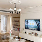 Tina Wooden Crown Chandelier