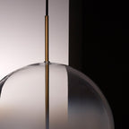 Tindari Glass Side table lamp Table Lamp