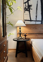 Tournage Wood Nightstand lamp Table Lamp