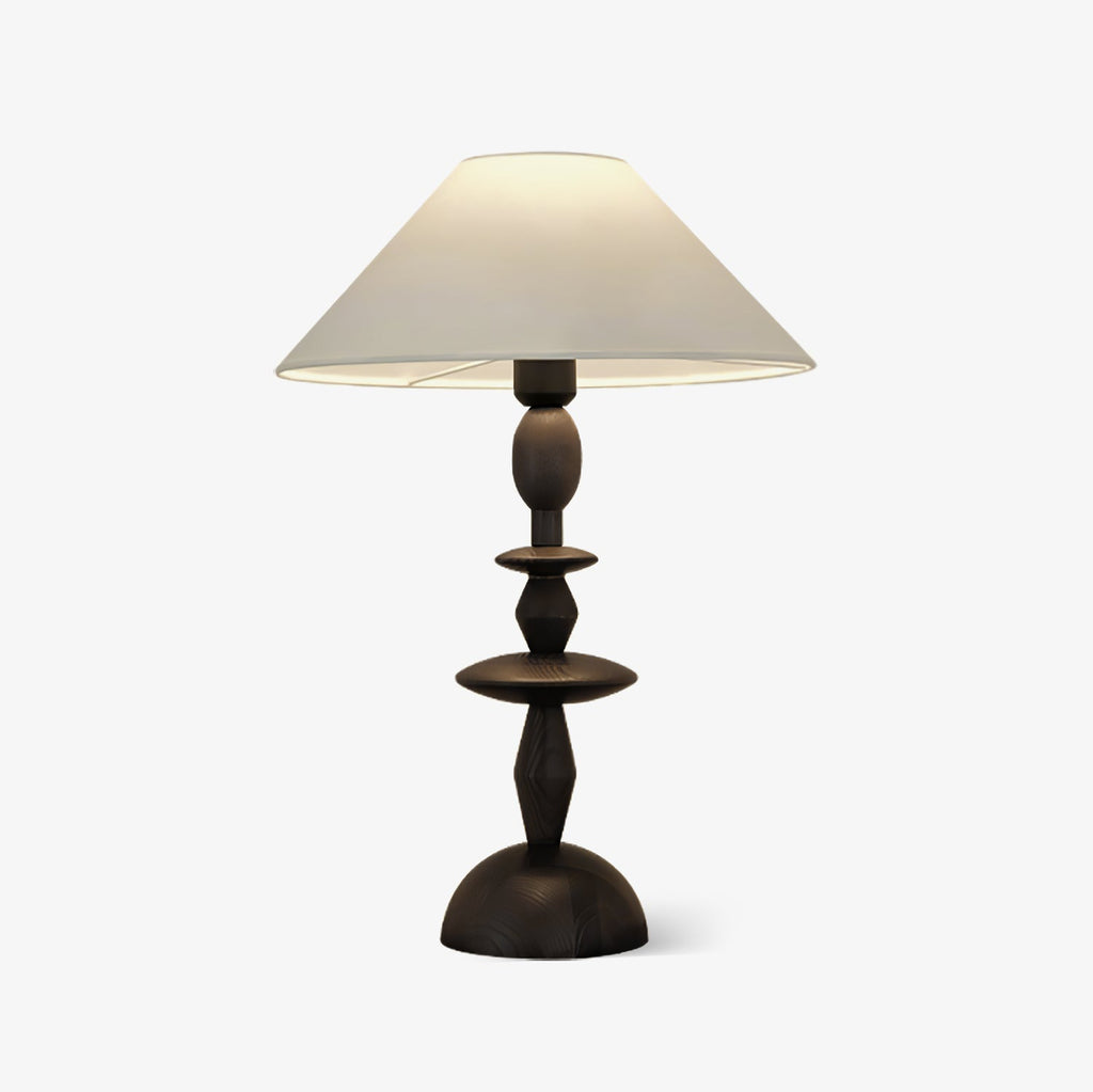 Tournage Wood Nightstand lamp Table Lamp
